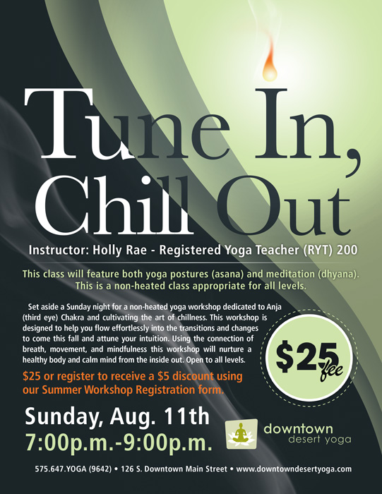 Anja Chakra Workshop at @ddyoga 8/11/2013